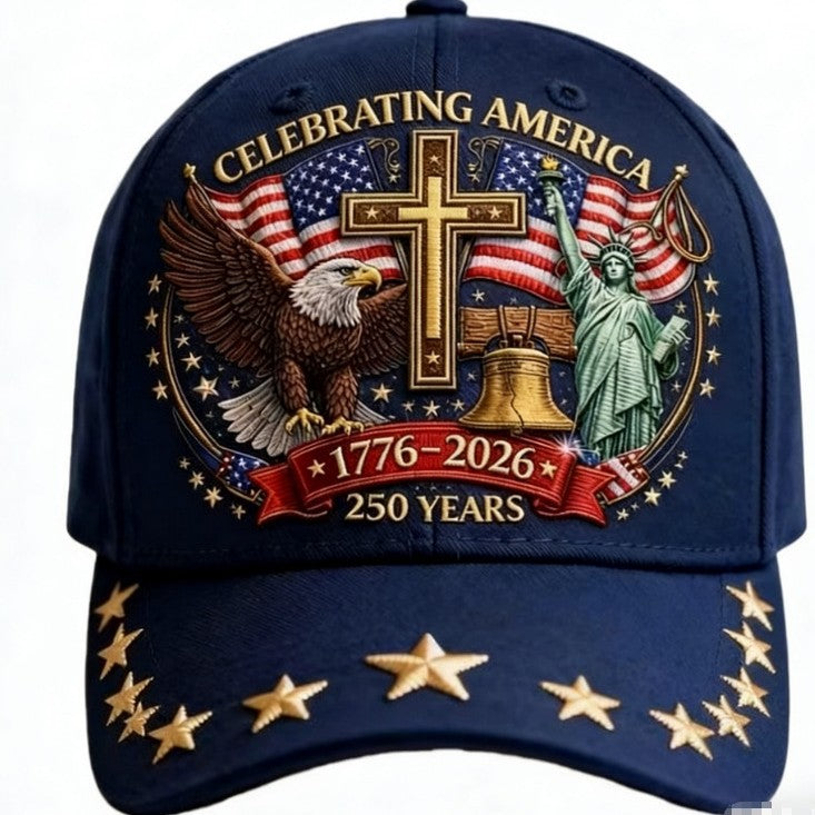 Commemorative 250th Anniversary Eagle Baseball Cap