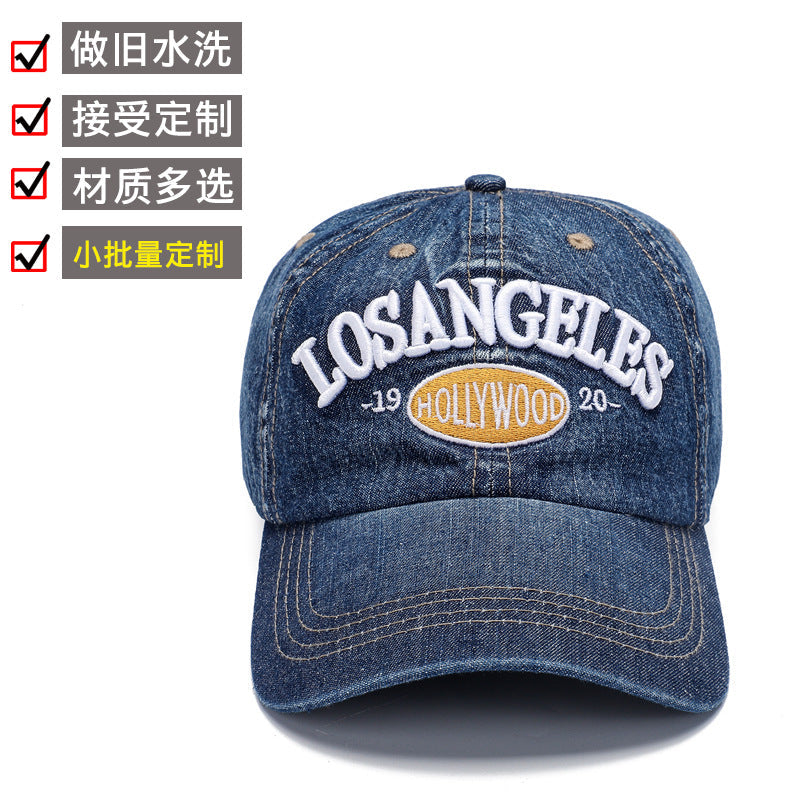 Distressed Washed Cotton Vintage Baseball Cap