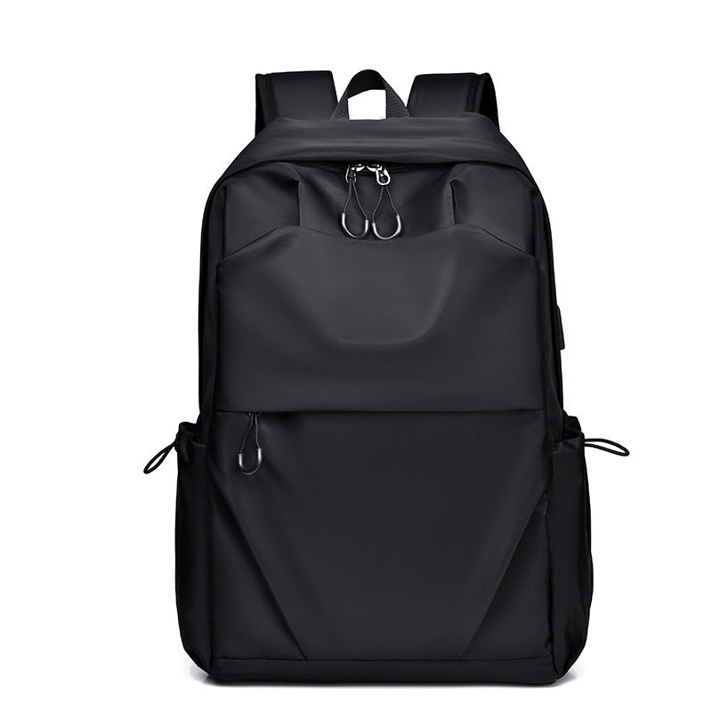Grey Large Capacity Waterproof Oxford Cloth Fashion Backpack
