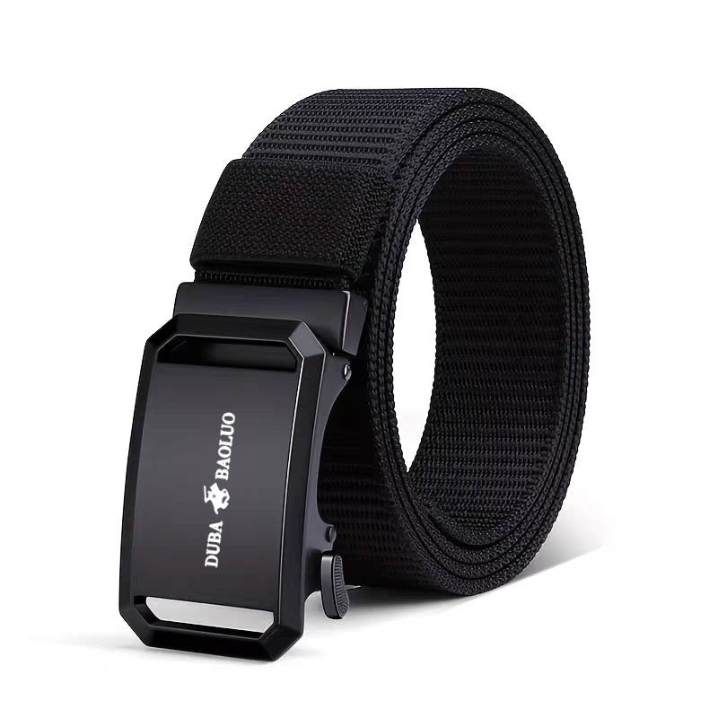 Paul Men’s Tactical Canvas Belt with Precision Automatic Buckle