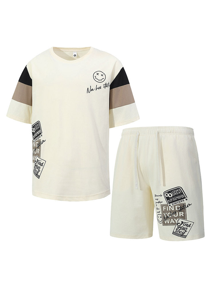Men's 2026 Summer Leisure Set: Breathable Short Sleeve and Shorts