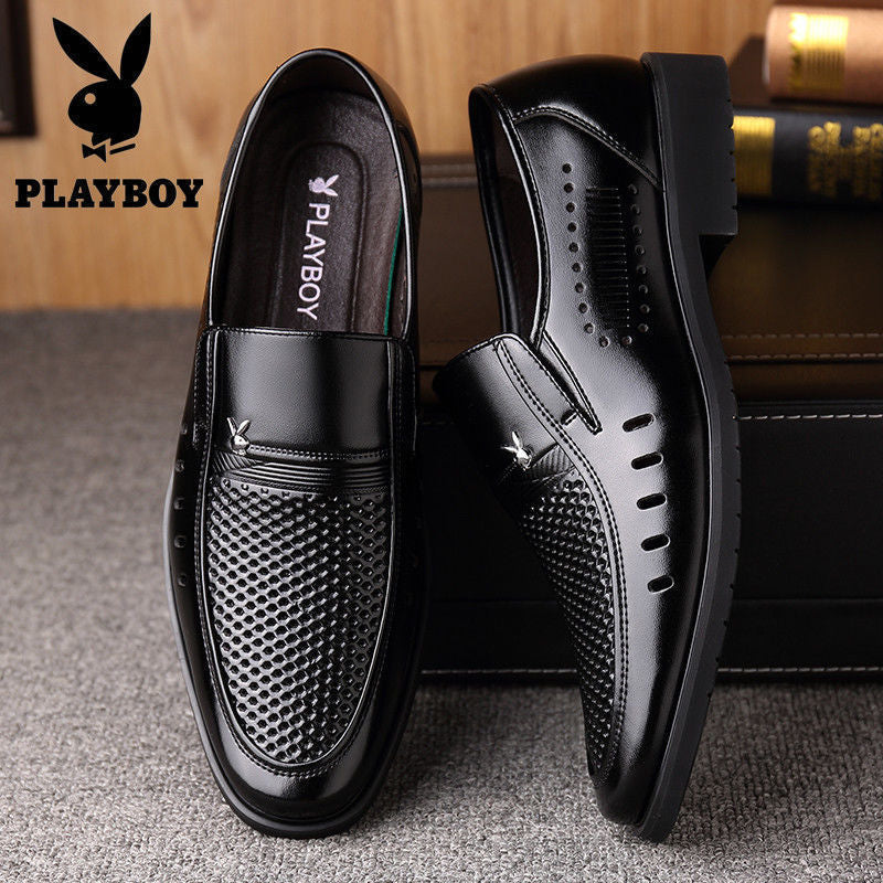 Men’s Handcrafted Genuine Leather Breathable Casual Sandals