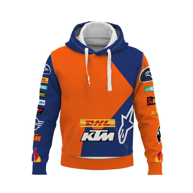 Men’s Heavyweight Hooded Sweatshirt with Digital Artistry