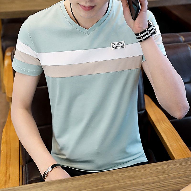 Men’s Versatile Slim Collar Short-Sleeved Summer Shirt