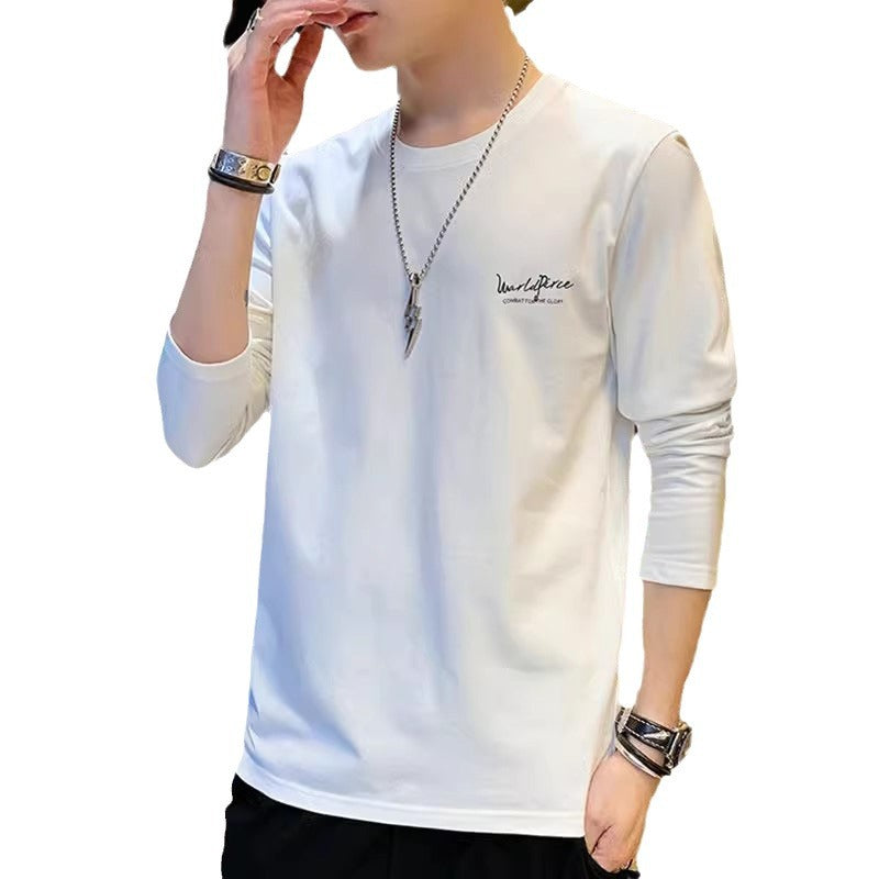 Men’s Slim-Fit Long-Sleeved Round Neck Autumn Base Layer