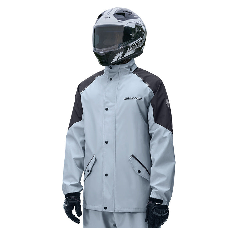 Men’s Professional Waterproof Split Raincoat and Pants Suit