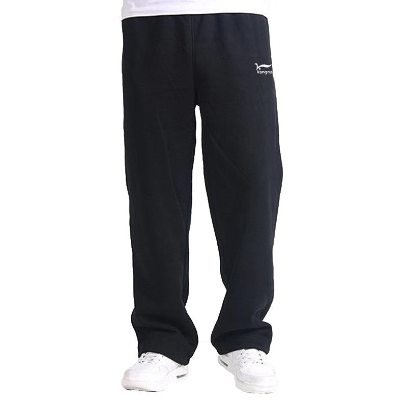 Men’s Lightweight Pure Cotton Loose-Fit Straight Leg Sweatpants