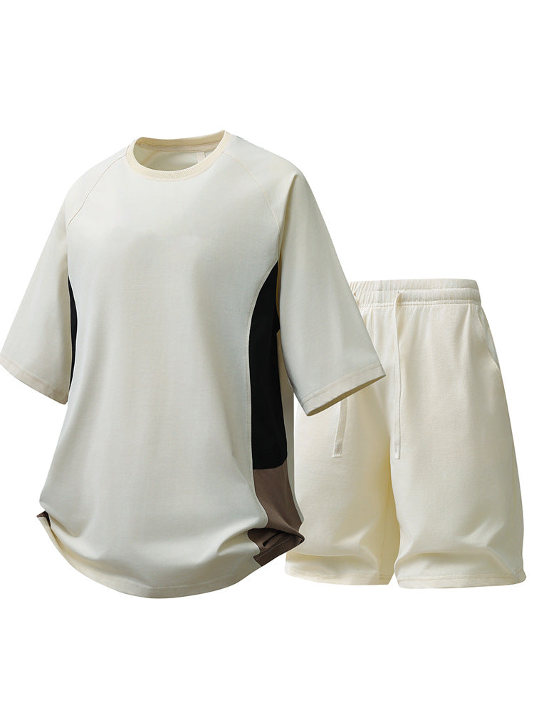 Men’s Designer Relaxed Fit Summer T-Shirt and Shorts Set