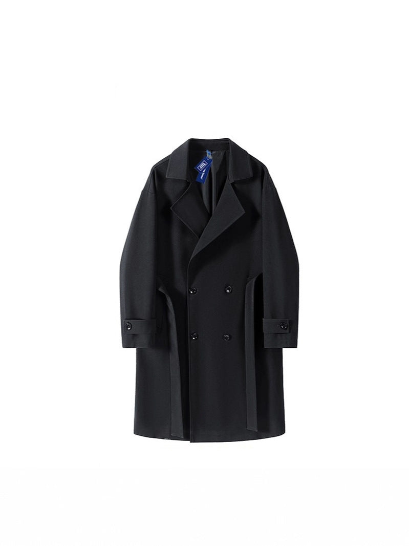 Men’s Mid-Length Loose Fit Windbreaker Jacket