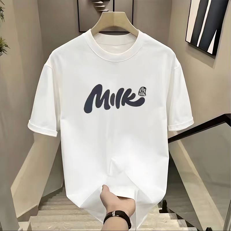 Men’s High-End Heavy Cotton Printed Summer T-Shirt