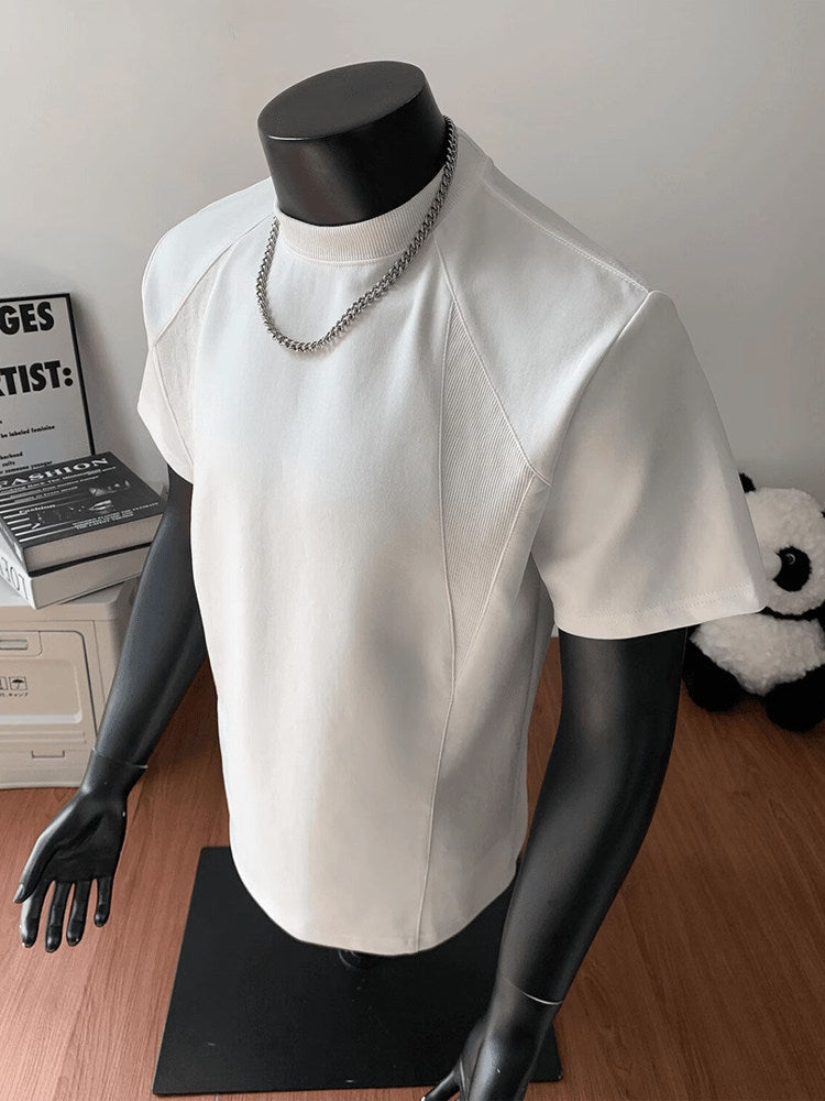 Men’s Boxy Deconstructed Patchwork Heavyweight T-Shirt