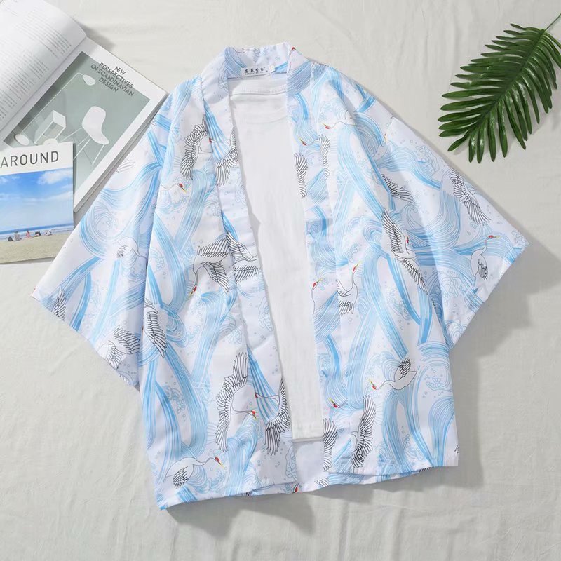 Internet-Popular Wide Stripe Ice Silk Couple's Loungewear Set – flat lay