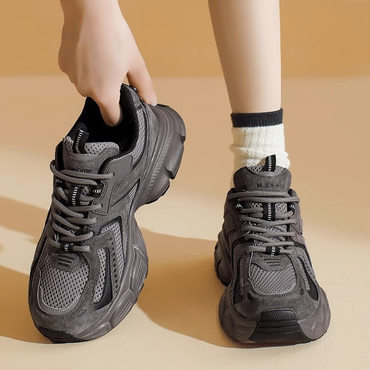 Lightweight Mesh Shoes with Breathable Chunky Sole