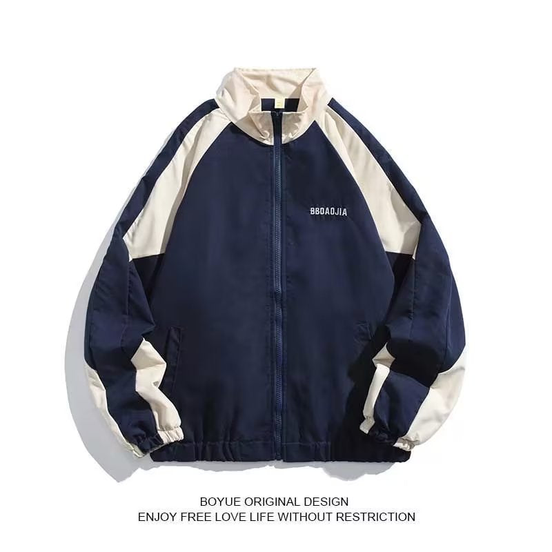The Heritage Stitch Stand-Collar Jacket | Japanese Retro Preppy