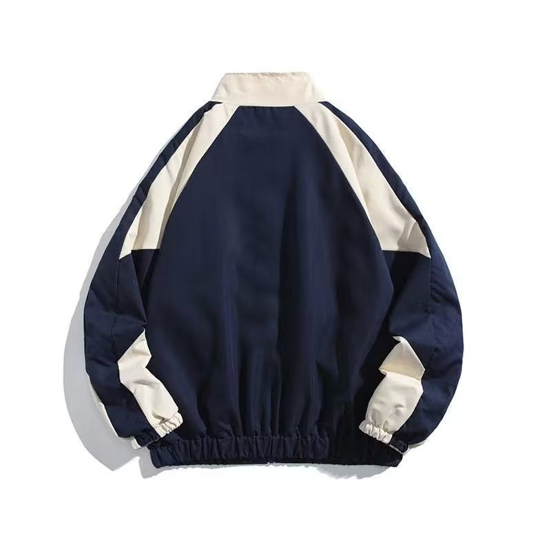 The Heritage Stitch Stand-Collar Jacket | Japanese Retro Preppy