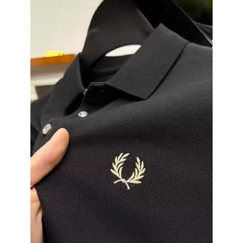 The Sovereign Embroidered Polo | Light Luxury Business
