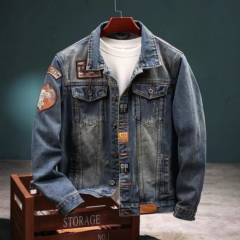 The Heritage Icon Denim Parka | High-End Embroidered American