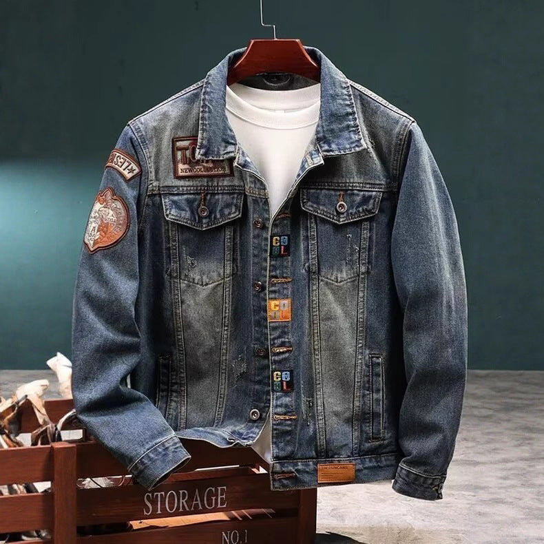 The Heritage Icon Denim Parka | High-End Embroidered American
