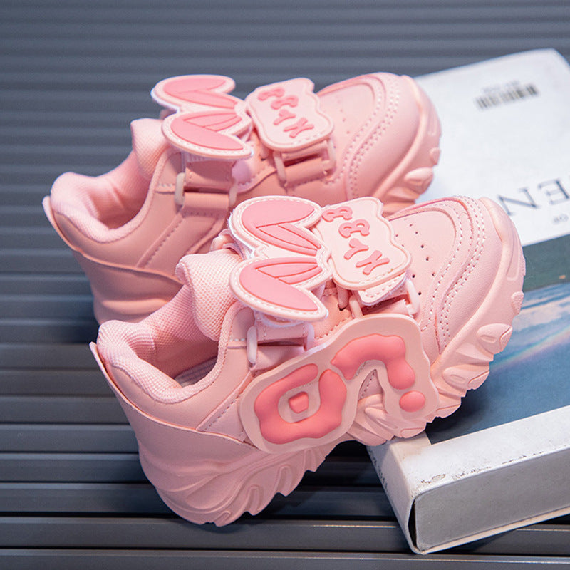 Girls' Breathable Soft-Soled Dad Shoes | Versatile Sports