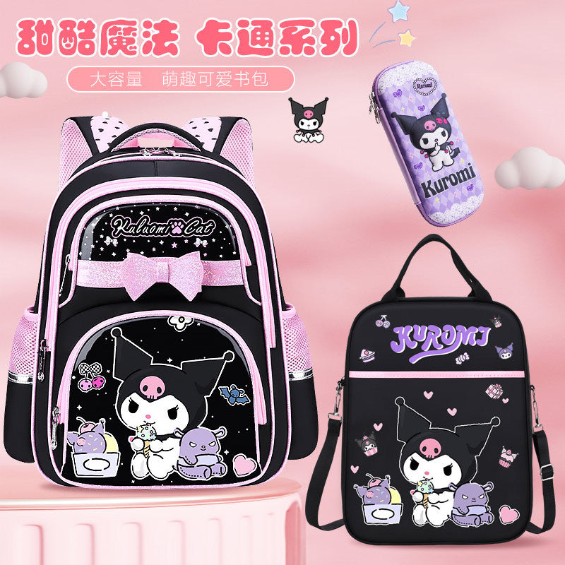 Girls' Ergonomic Primary School Backpack | Large Capacity