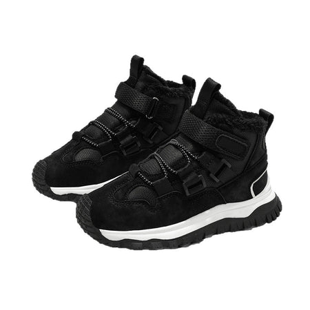 Blue kids athletic shoes with lightweight and breathable design for active wear
