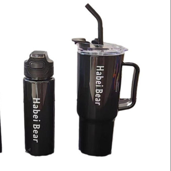 STOCK - Insulated 40oz Travel Tumbler Set with Handles