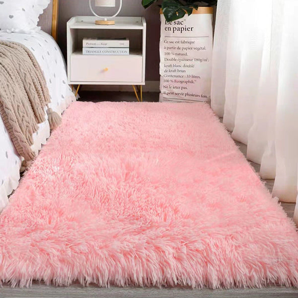 Hand-Tufted Solid Silk Area Rug for Refined Living Spaces