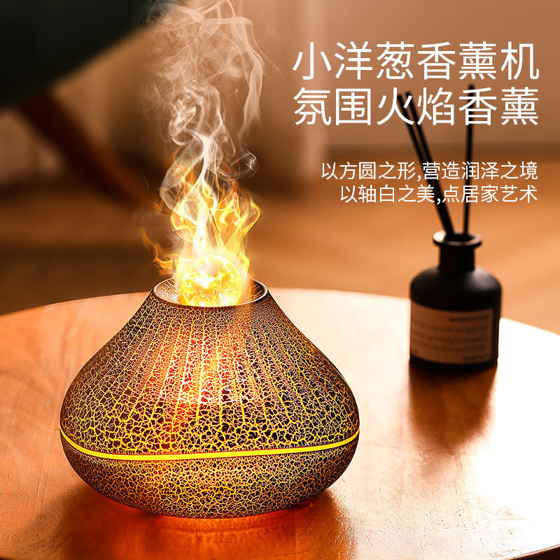 Ultrasonic Flame Scent Diffuser and Evening Humidifier