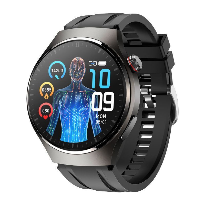 Elite GT9 Intelligent Health and Multi-Sport Smartwatch – Silicone strap-black