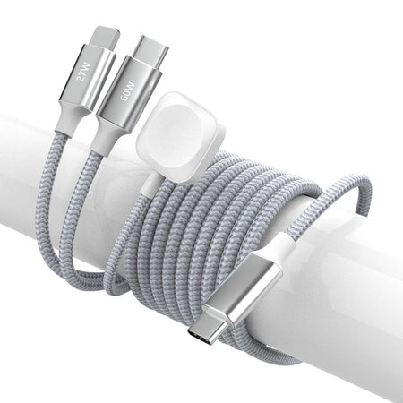 Premium Three-in-One Magnetic Wireless Charging Cable