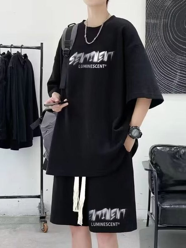 Men's Premium Waffle Knit Summer Sports Suit | Youth Casual