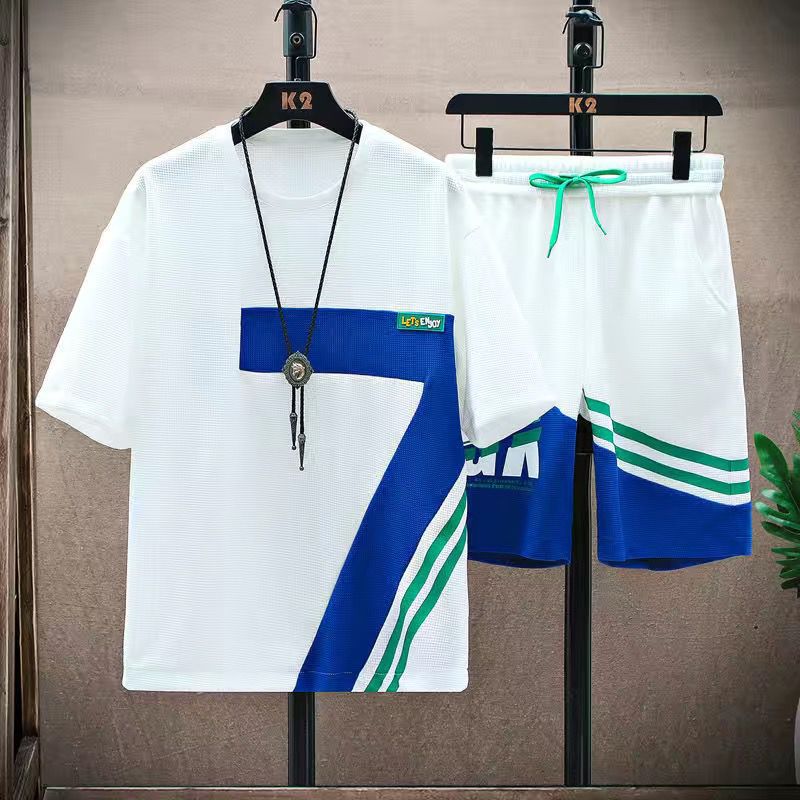 Men's Premium Loose Fit Large Size Summer Active Set
