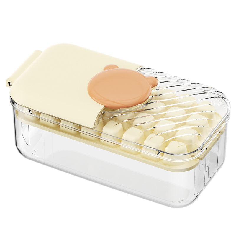 Press Release Ice Cube Tray with Storage Box Easy Demoulding Mold
