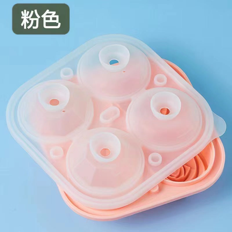 Food Grade Rose Ice Ball Mold Silicone Ice Cube Tray
