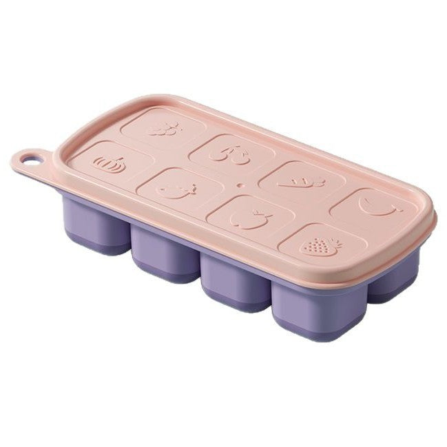 Food Grade Silicone Baby Food Freezer Tray with Easy Release