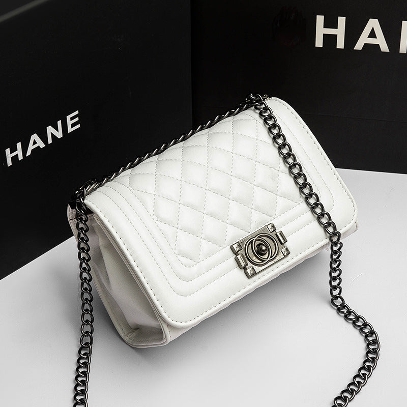 Diamond Chain Small Square Crossbody Shoulder Bag