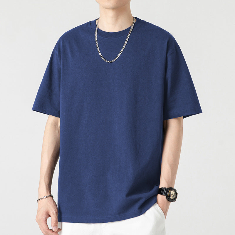 Men's Loose Fit Pure Cotton Heavyweight Short Sleeve T-Shirt