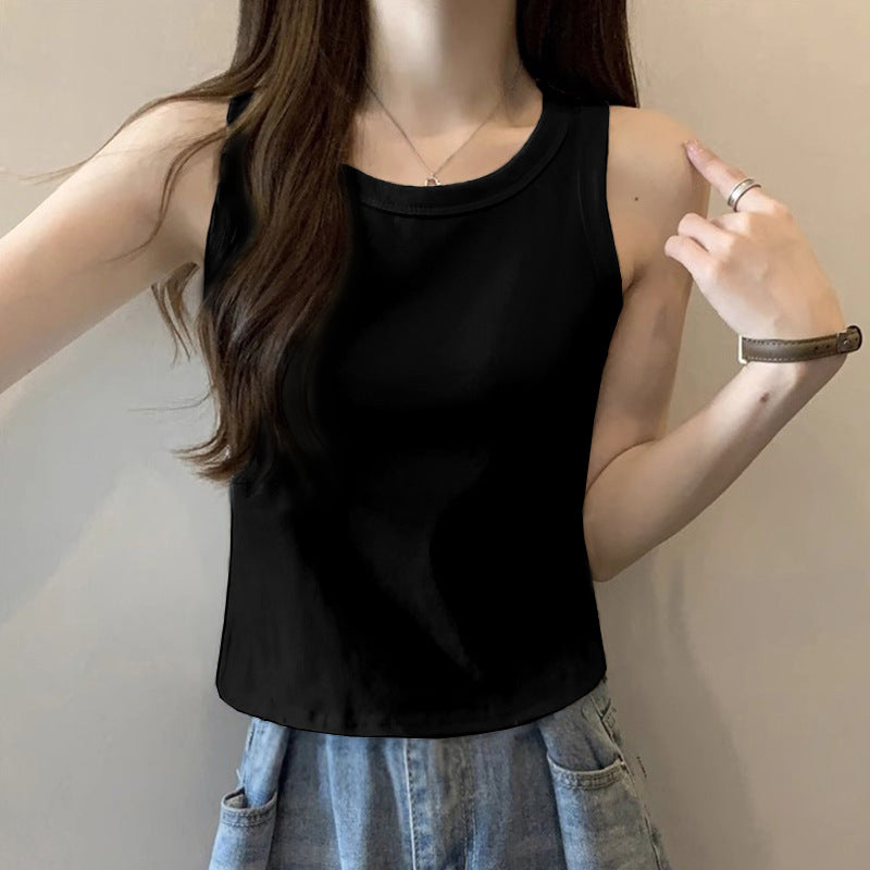 Women's Cotton Slim Fit Sleeveless Camisole TankTop
