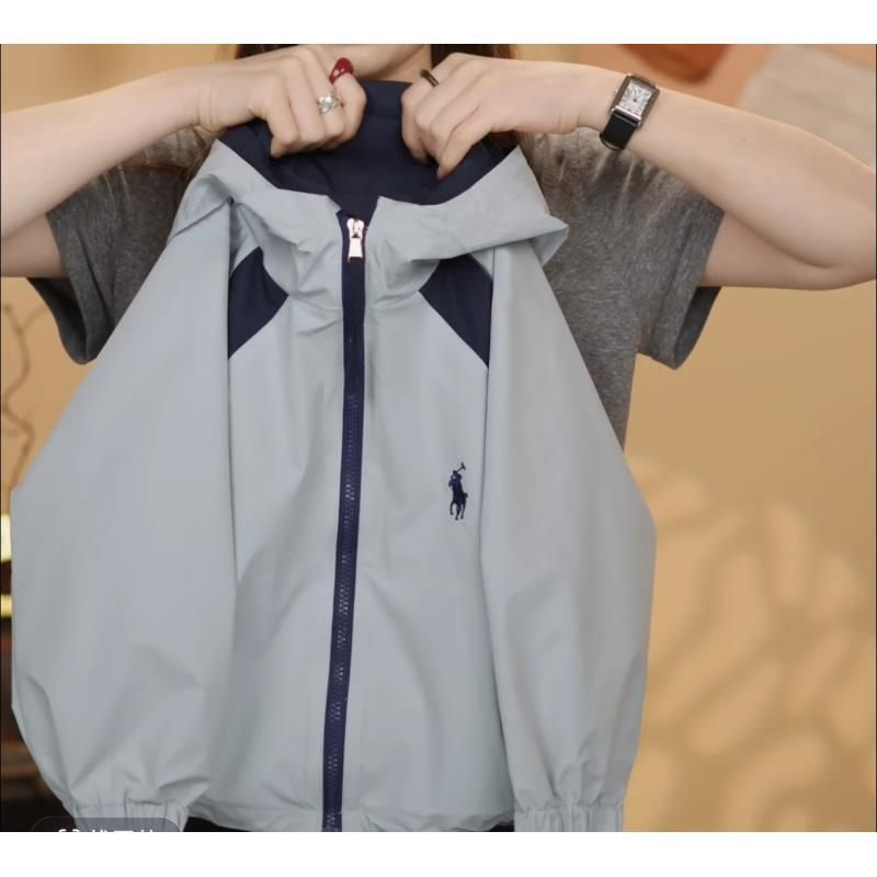 Kids Hooded Color-Block Windbreaker Korean Style Jacket