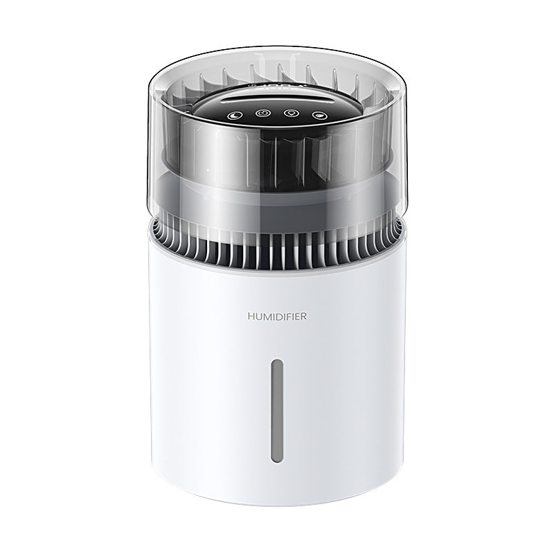 White 5L Negative Ion Humidifier with 100-Speed Control USB AC