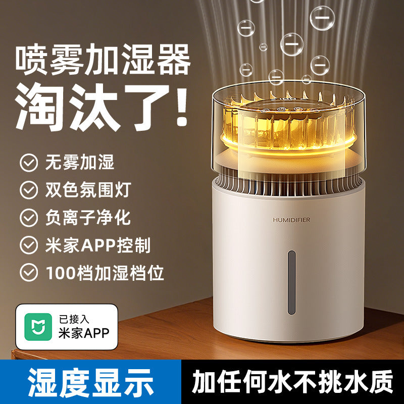 5L Negative Ion Fog-Free Humidifier with 100-Level Control