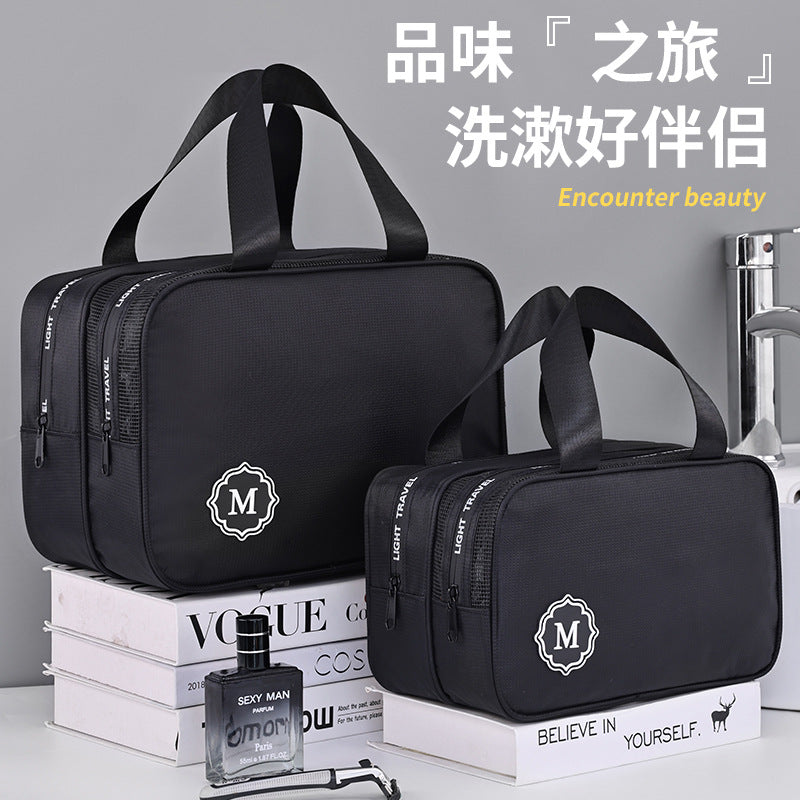 Dry Wet Separation Toiletry Bag Large Capacity Travel Organizer