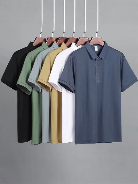 Men's Plus-Size Ice Silk Short-Sleeve Loungewear Suit – detail view