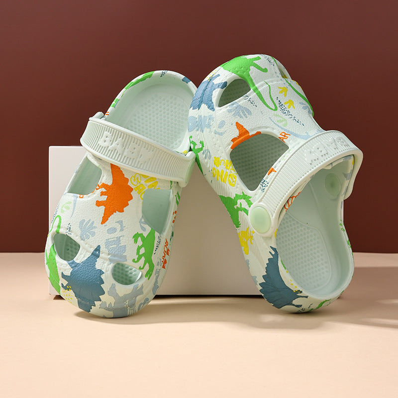 Kids Graffiti EVA Clogs Soft Sole Non-Slip Sandals