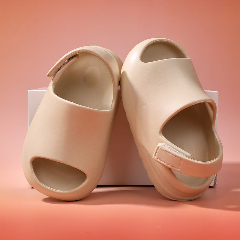 Kids EVA Velcro Sandals Non-Slip Soft Sole Slippers