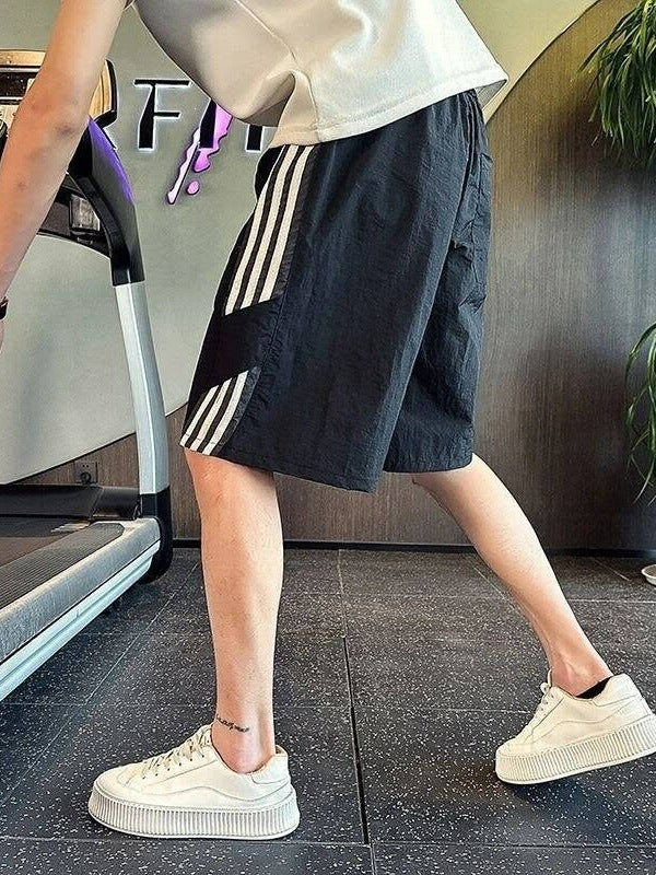 American Style Quick-Dry Straight-Leg Sports Shorts