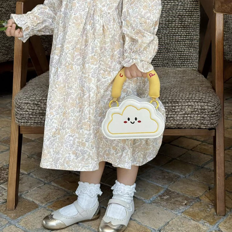 Girls Cloud Crossbody Lipstick Handbag Cute PU Bag