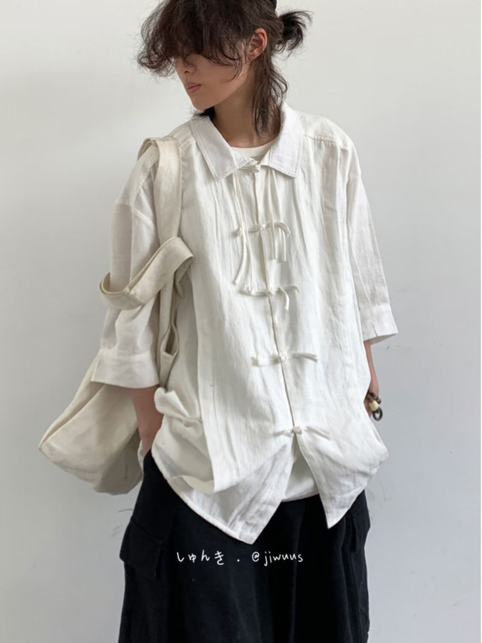 Youth Modal Ice Silk Short-Sleeve Summer Loungewear Set – flat lay