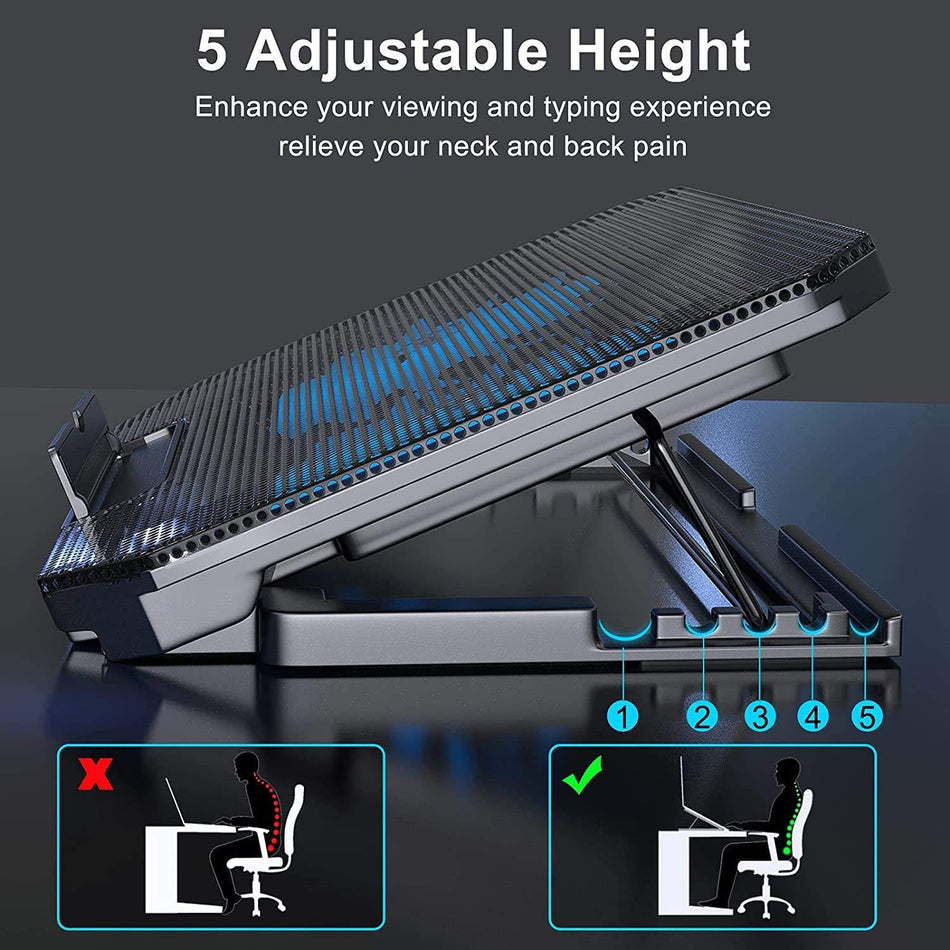 AeroForce Q100 Dual-Fan Variable Speed Laptop Cooler