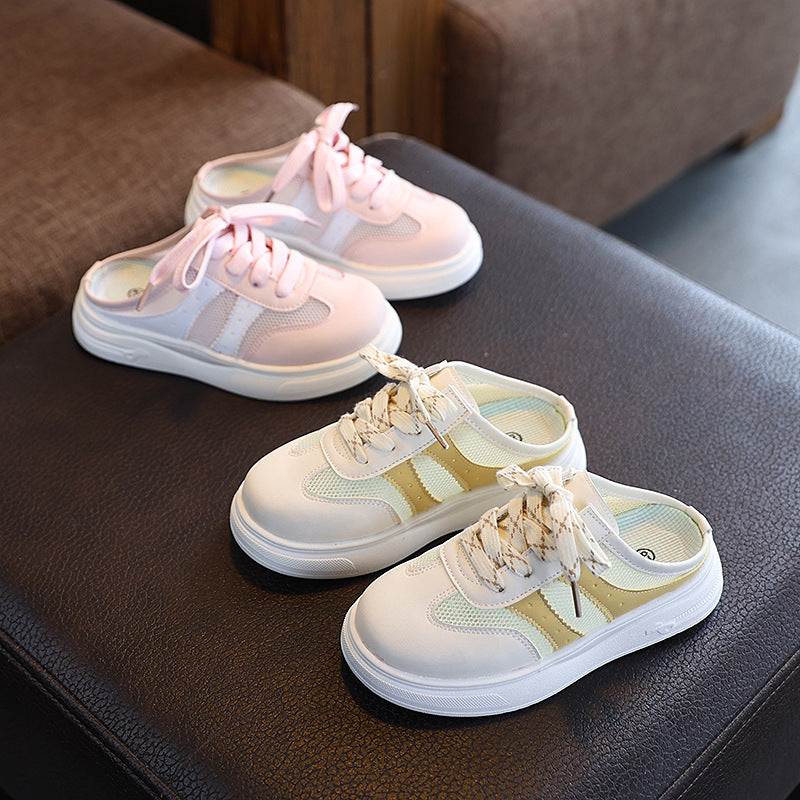 AeroMesh Girls Premium Half-Slip Casual Sneakers